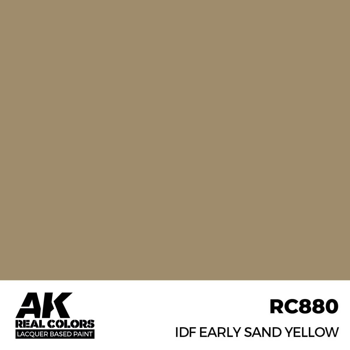 AK Interactive Real Colors IDF Early Sand Yellow 17 ml. RC880