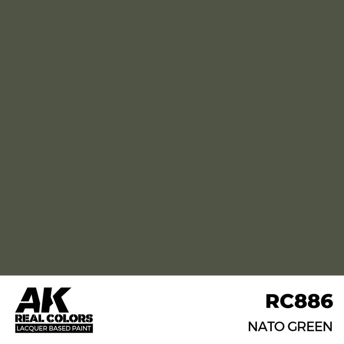AK Interactive Real Colors NATO Green 17 ml. RC886