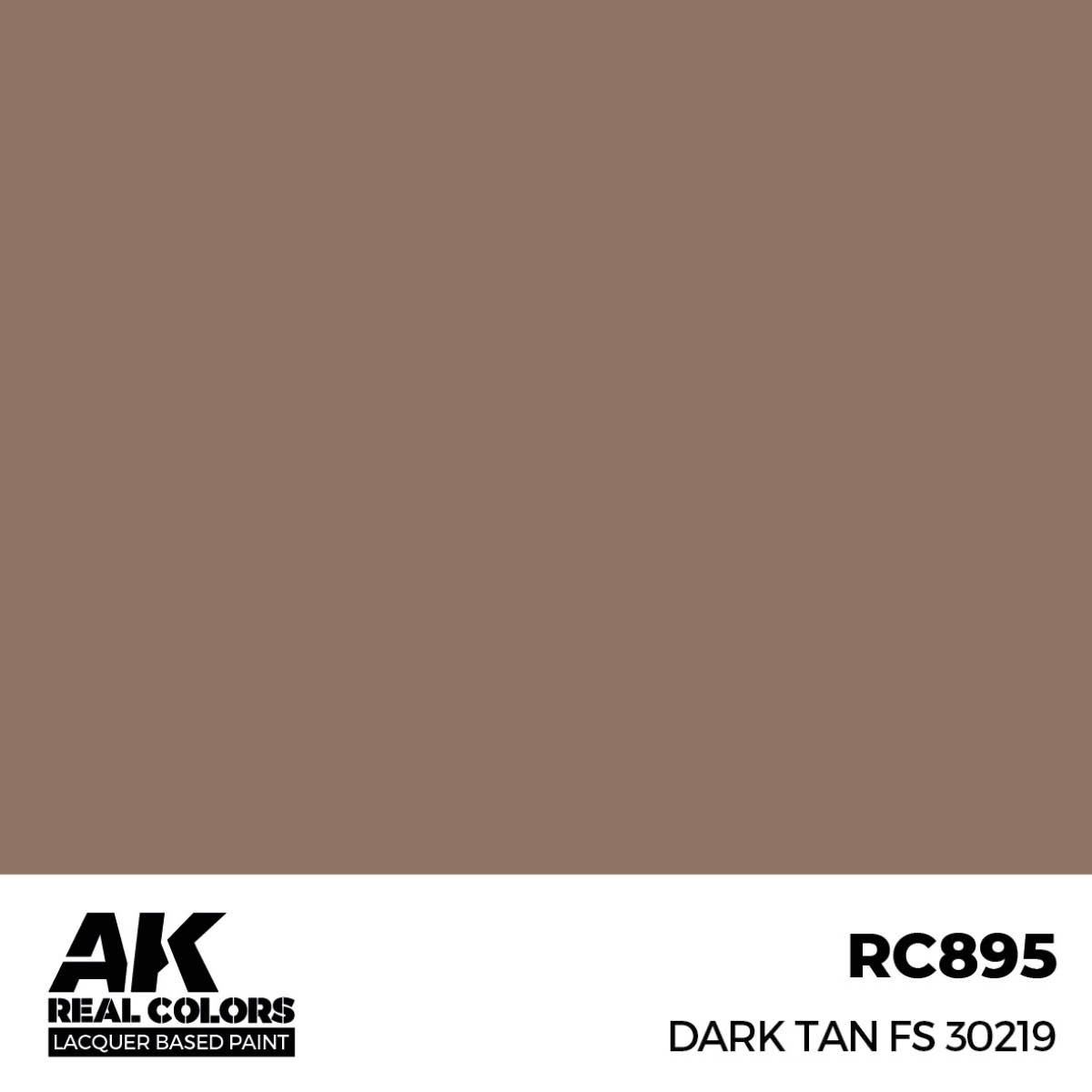 AK Interactive Real Colors Dark Tan FS 30219 17 ml. RC895