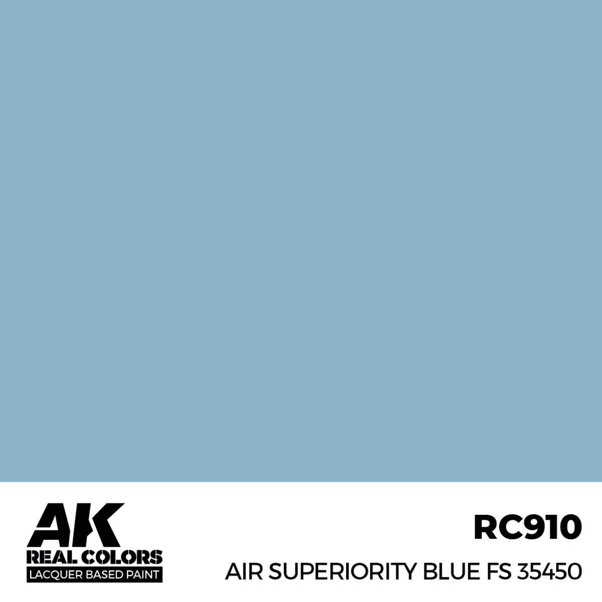 AK Interactive Real Colors Air Superiority Blue FS 35450 17 ml. RC910