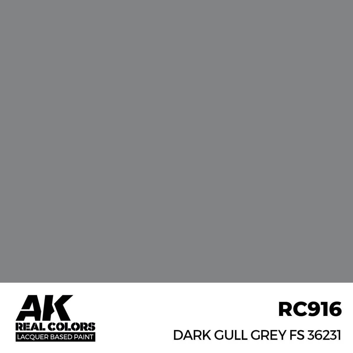 AK Interactive Real Colors Dark Gull Grey FS 36231 17 ml. RC916