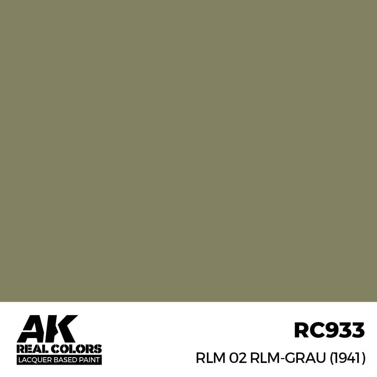 AK Interactive Real Colors RLM 02 RLM-GRAU (1941) 17 ml. RC933