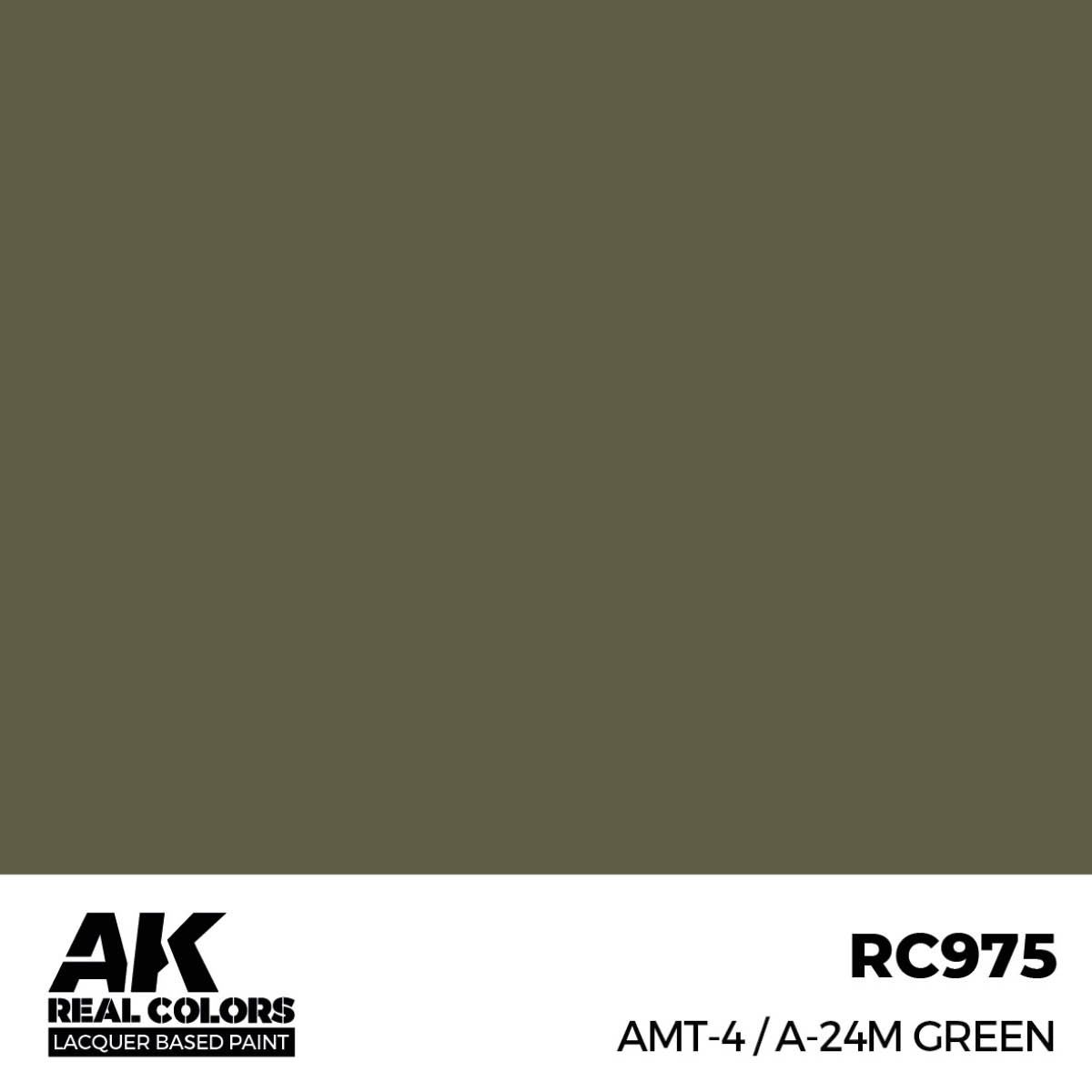 AK Interactive Real Colors AMT-4 / A-24M Green 17 ml. RC975