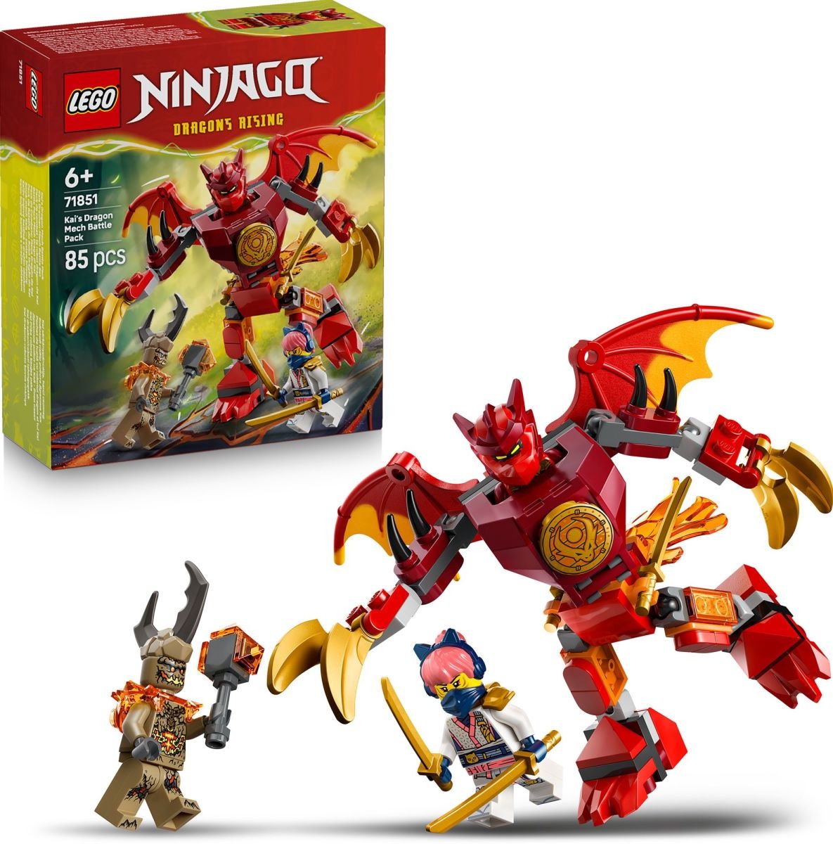 LEGO Ninjago Kai's Dragon Mech Battle Pack 71851