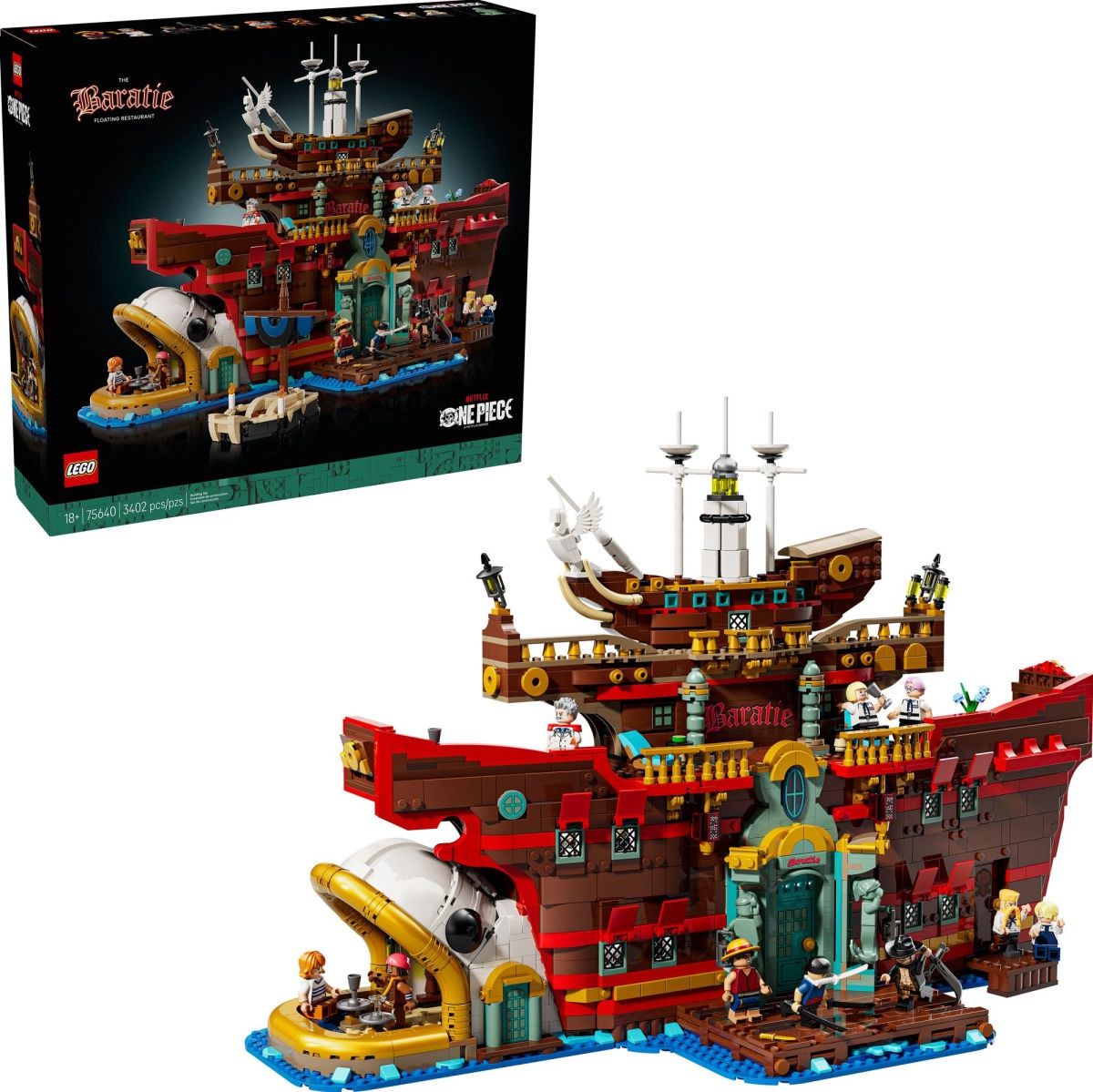 LEGO One Piece The Baratie Floating Restaurant 75640