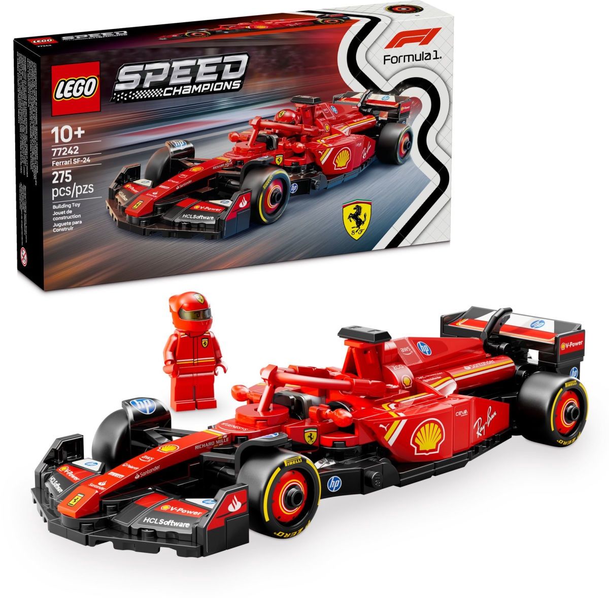 LEGO Speed Champions Ferrari SF-24 F1® Race Car 77242