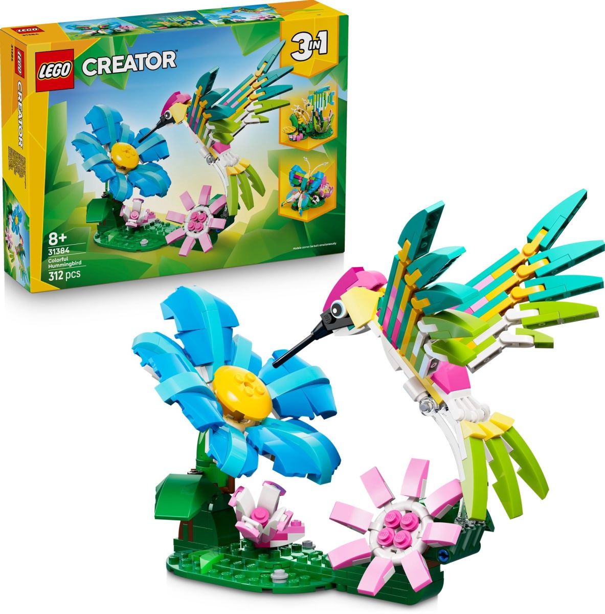 LEGO Creator Wild Animals: Colorful Hummingbird 31384