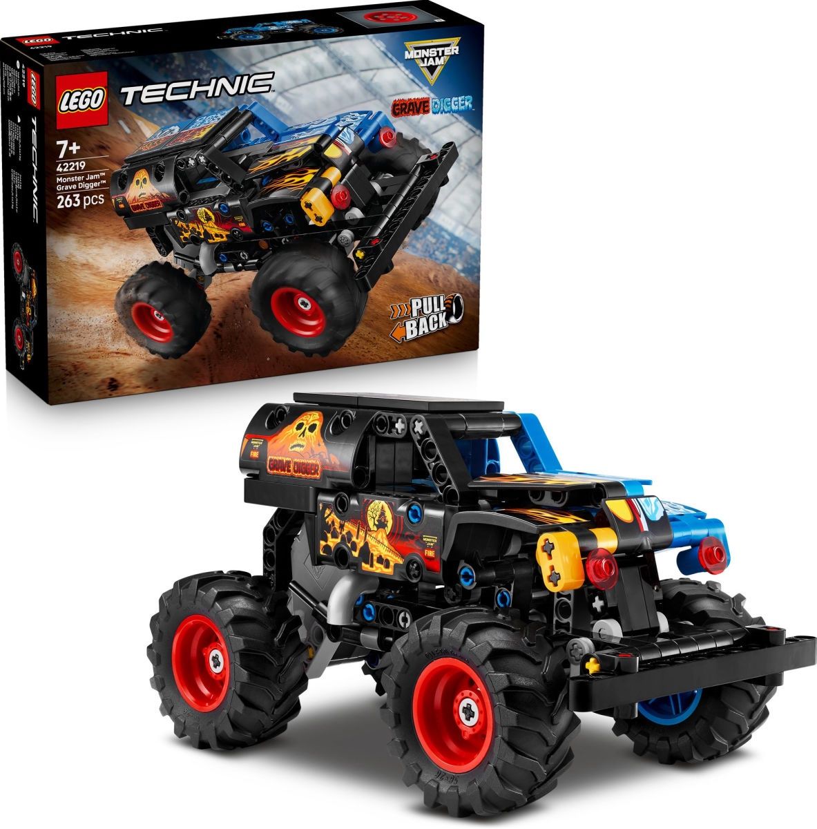 LEGO Technic Monster Jam™ Grave Digger™ Fire and Ice 42219