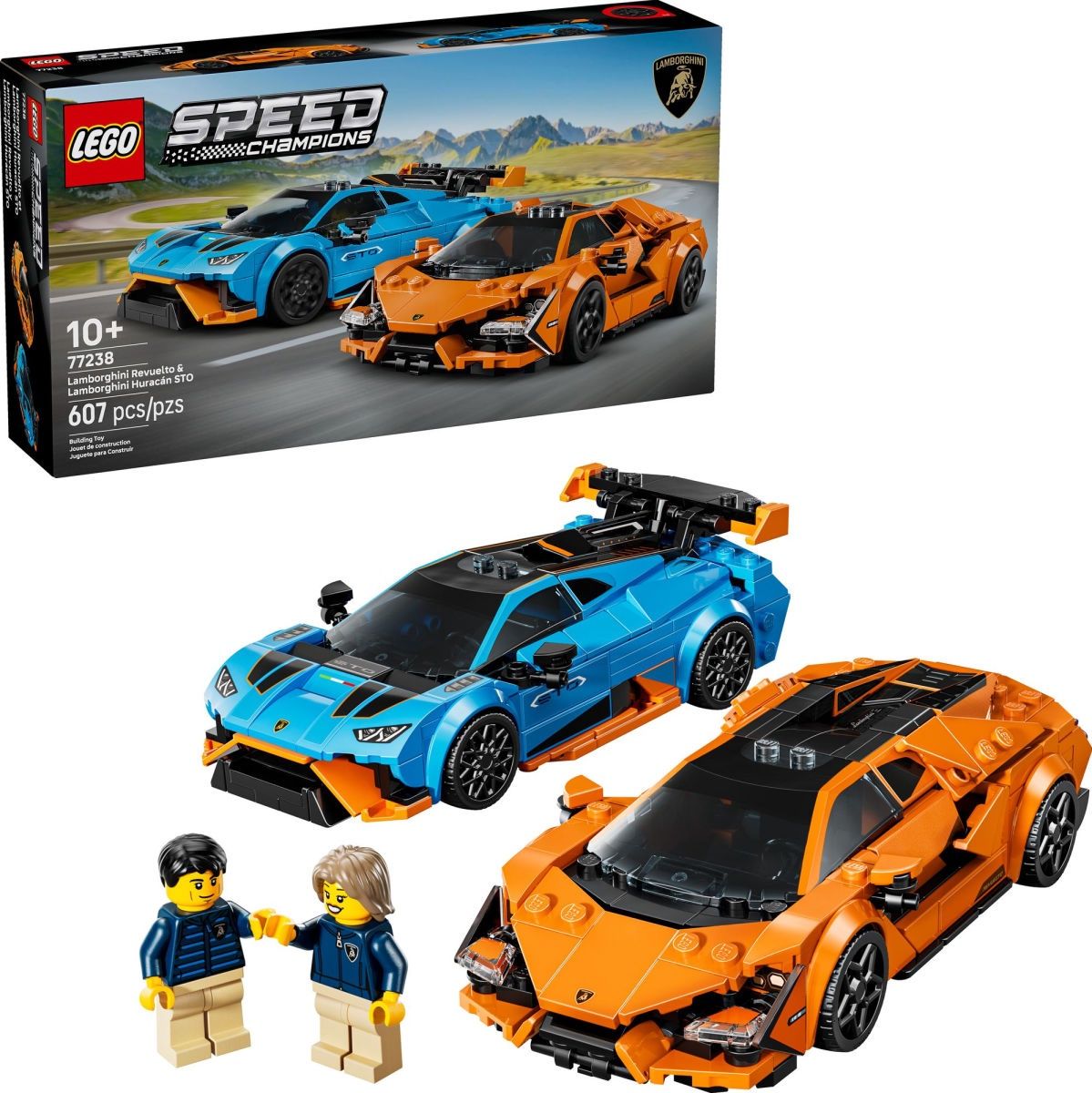 LEGO Speed Champions Lamborghini Revuelto &amp; Huracán STO 77238