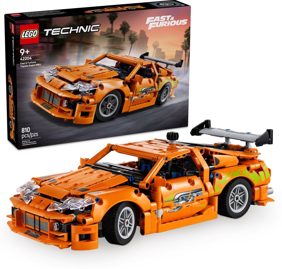 LEGO Technic Fast and Furious Toyota Supra MK4 42204