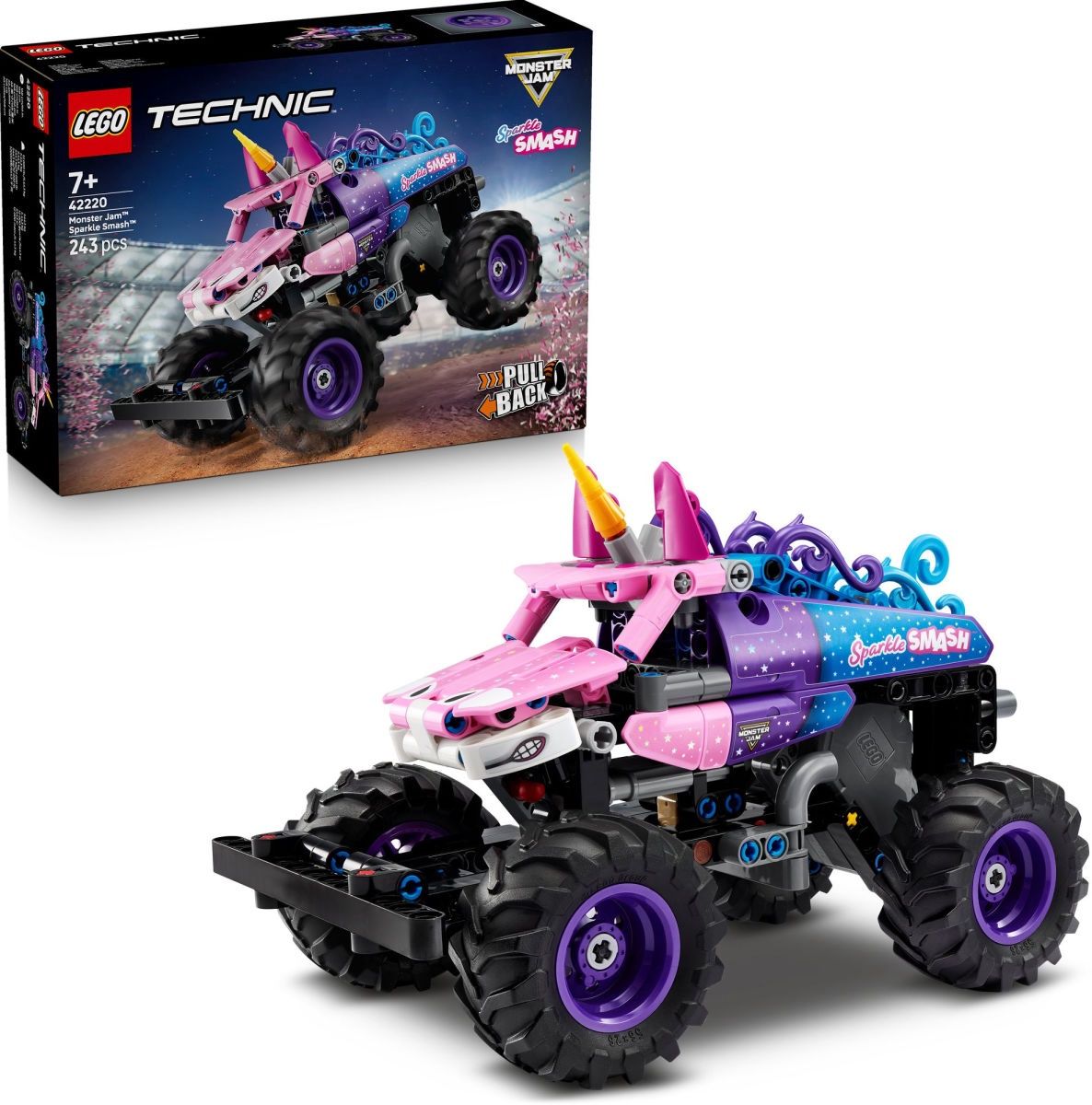 LEGO Technic Monster Jam™  Sparkle Smash™ Pull-Back 42220