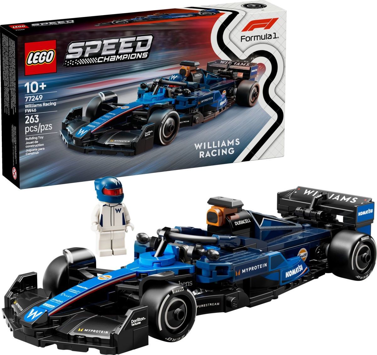 LEGO Speed Champions Williams Racing FW46 F1® Race Car 77249
