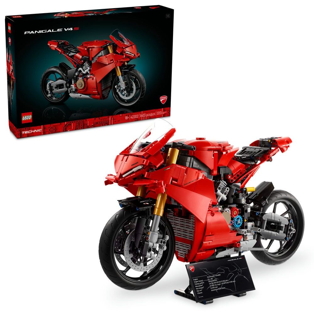 LEGO Technic Ducati Panigale V4 S Motorcycle 42202