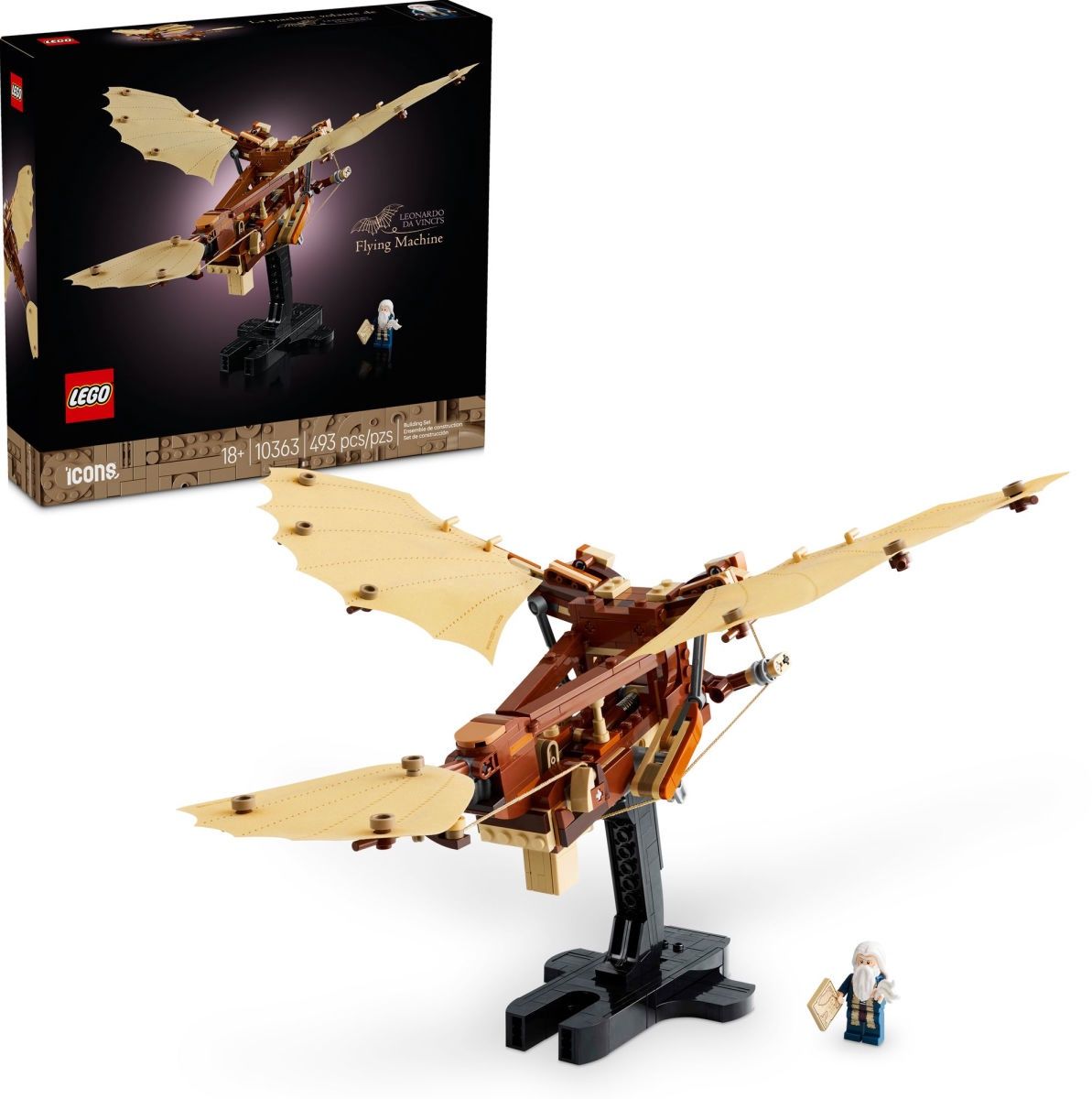 LEGO Icons Leonardo da Vinci's Flying Machine 10363