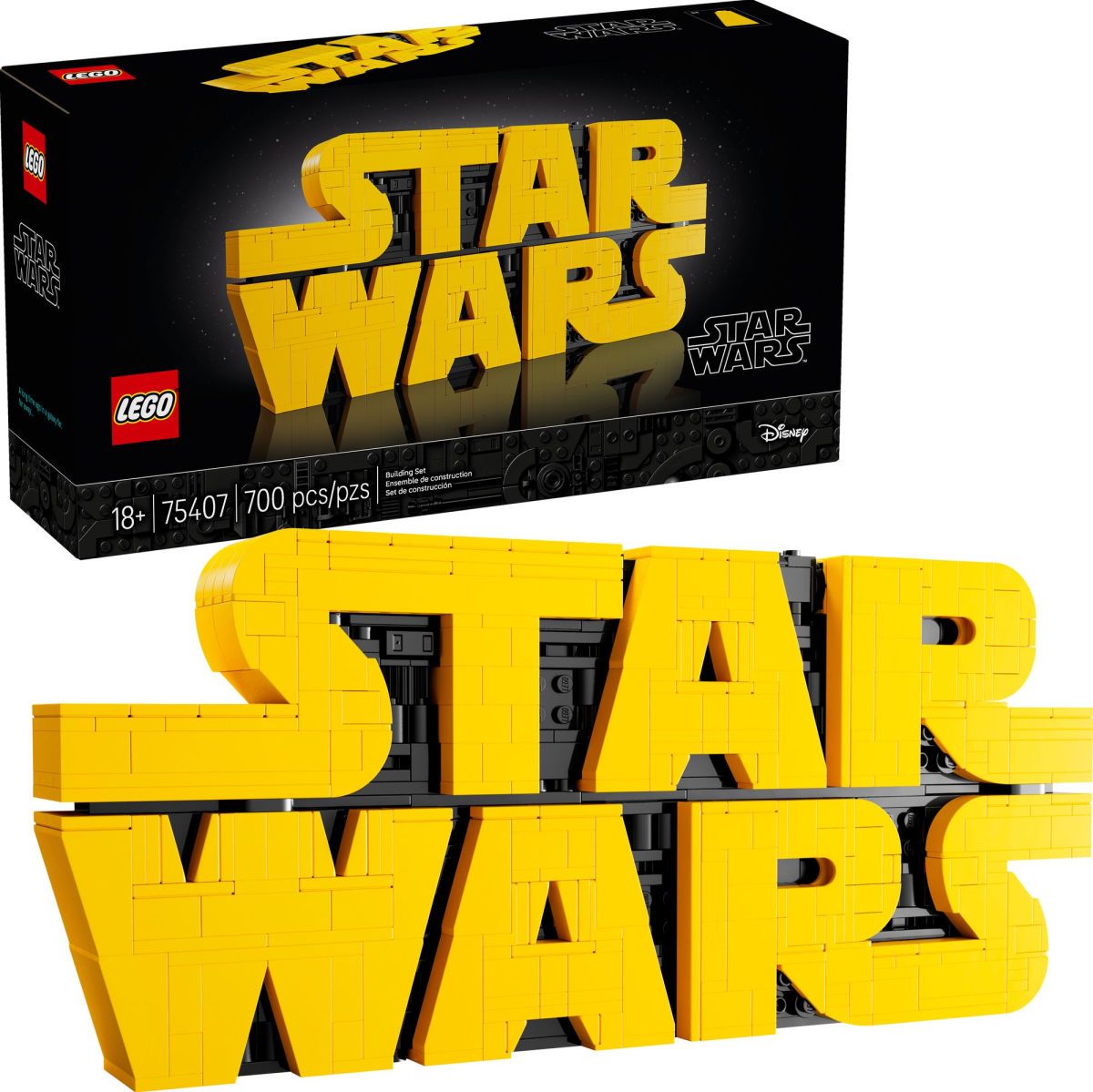 LEGO Star Wars™ Brick-Built Star Wars Logo 75407
