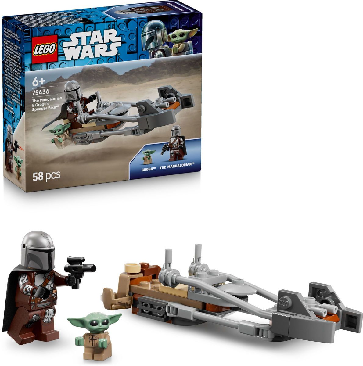 LEGO Star Wars™ The Mandalorian &amp; Grogu's Speeder Bike™ 75436