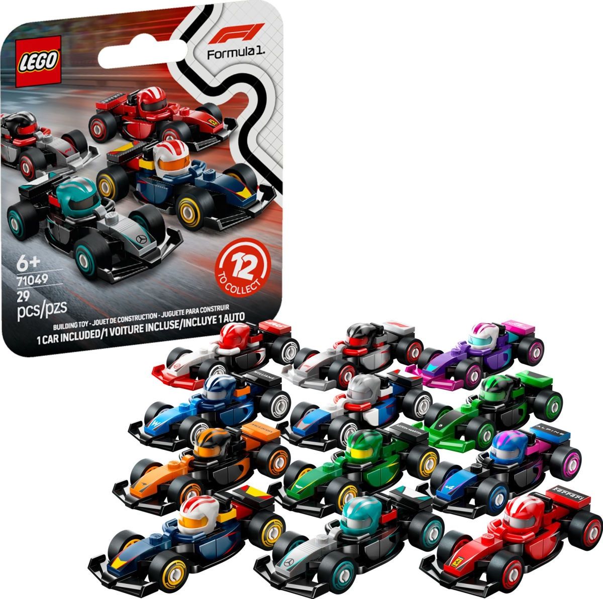 LEGO Minifigures F1® Collectible Race Cars 71049