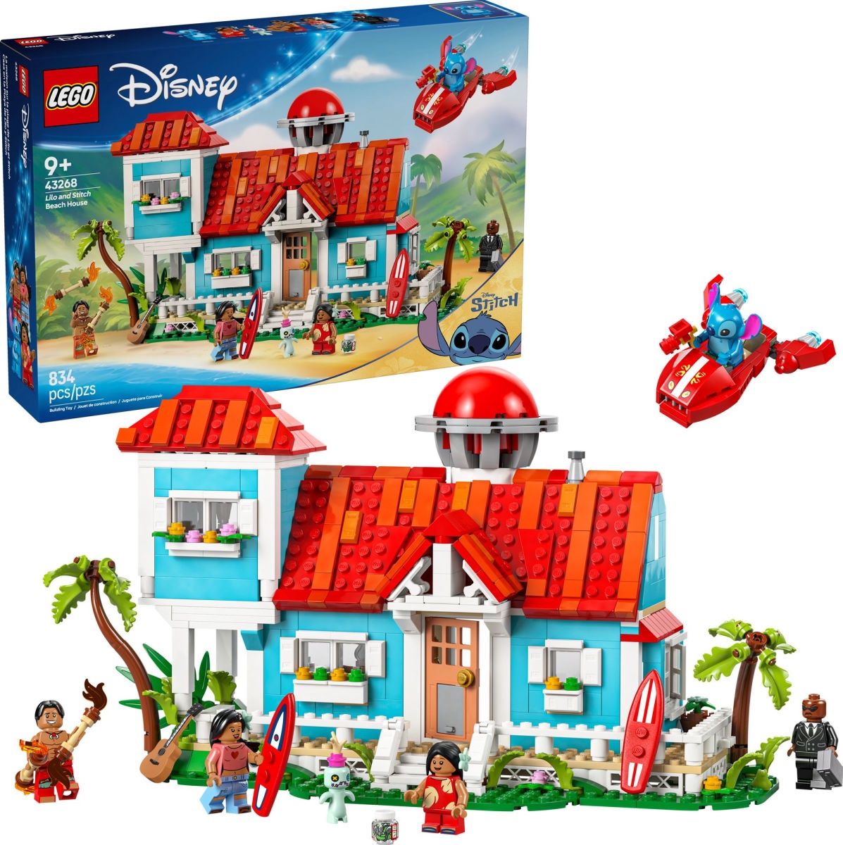 LEGO Disney Lilo and Stitch Beach House 43268