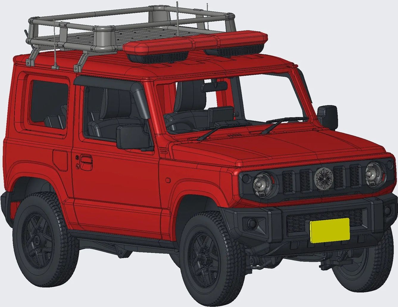 Fujimi 1/24 Suzuki Jimny JB64 (Fire Department / Shida Kita PR-1) 048246