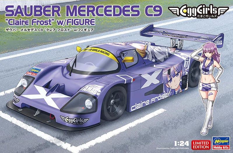 Hasegawa 1/24 Sauber Mercedes C9 "Claire Frost" w/Figure 52742