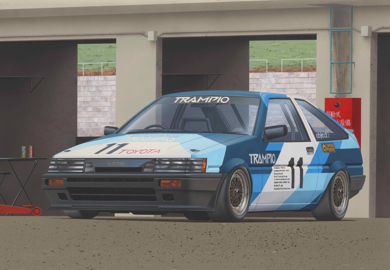 Fujimi 1/24 TRAMPIO AE86 Levin `85 048130