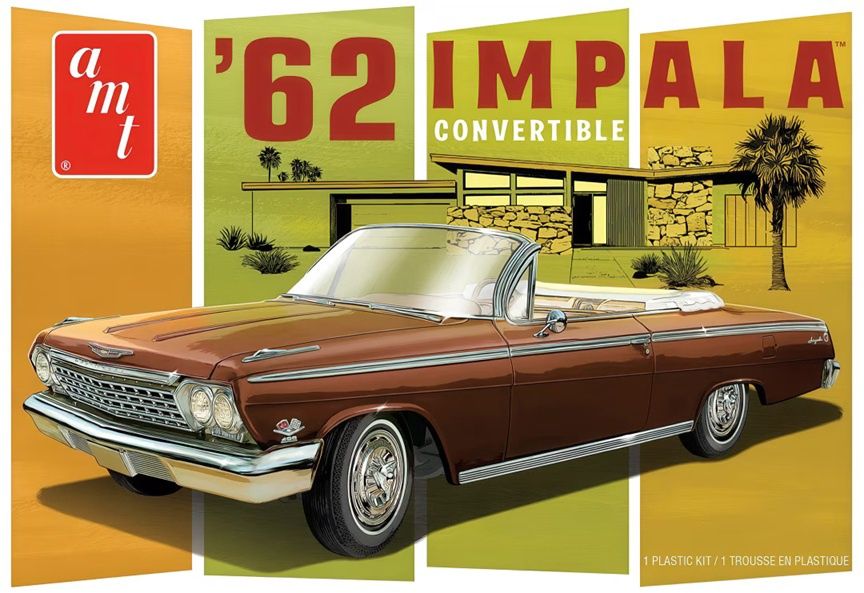 AMT 1/25 ‘62 Impala Convertible 1355