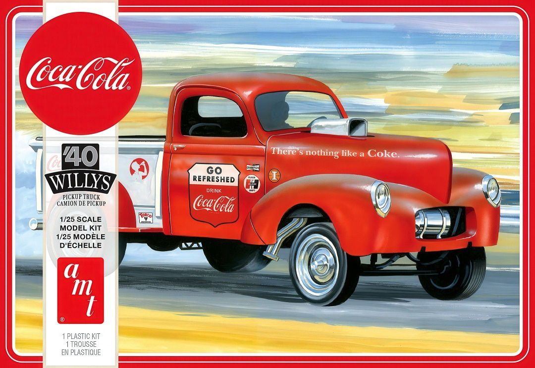 AMT 1/25 '40 Willys Pickup Truck Coca-Cola 1145
