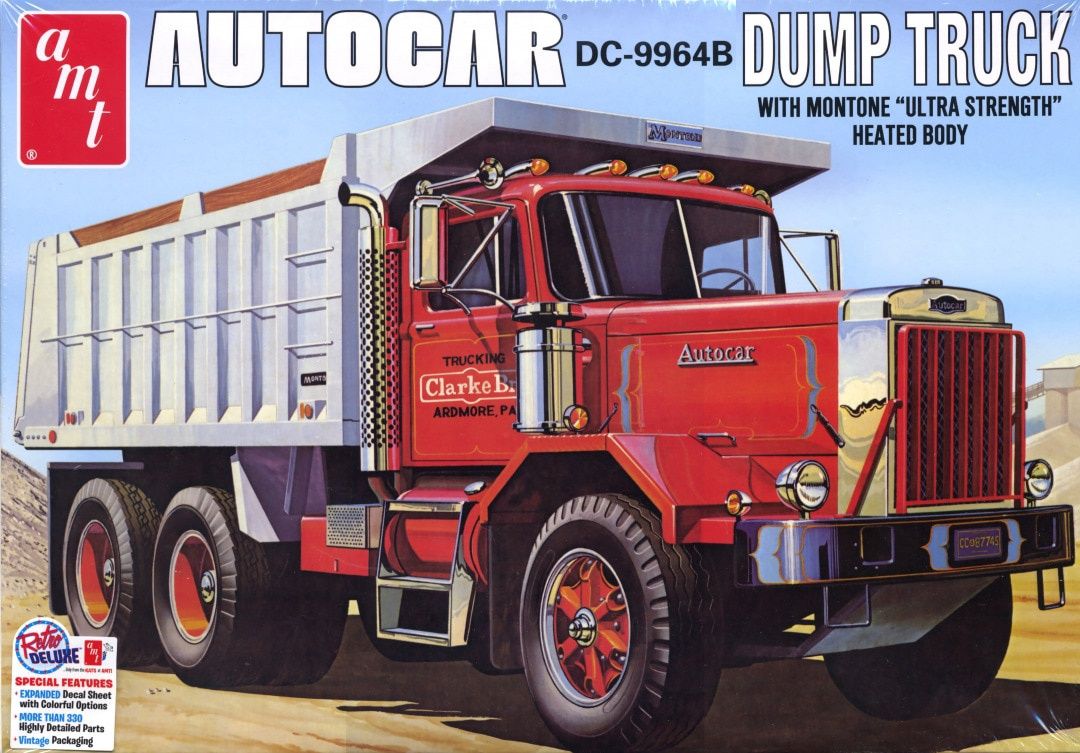 AMT 1/25 Autocar DC-9964B Dump Truck 1150