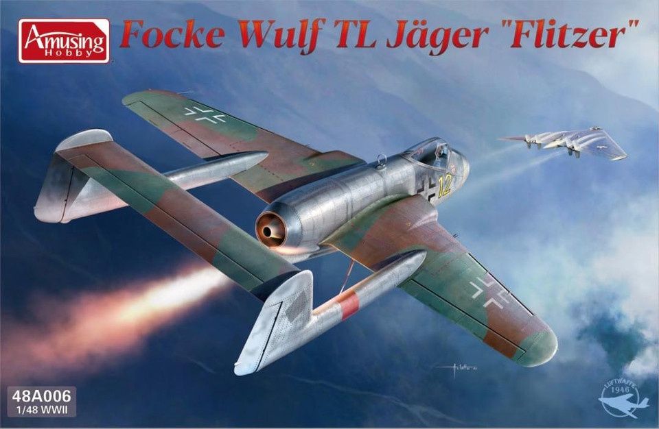 Amusing Hobby 1/48 Focke Wulf TL Jäger "Flitzer" 48A006