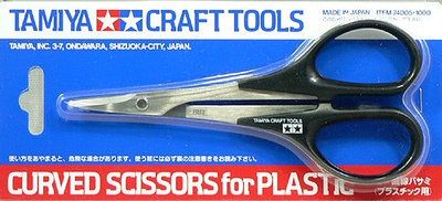 Tamiya Curved Scissors for Plastic 74005