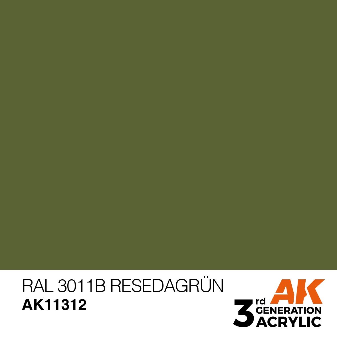 AK Interactive 3G RAL 6011B Resedagrün 11312