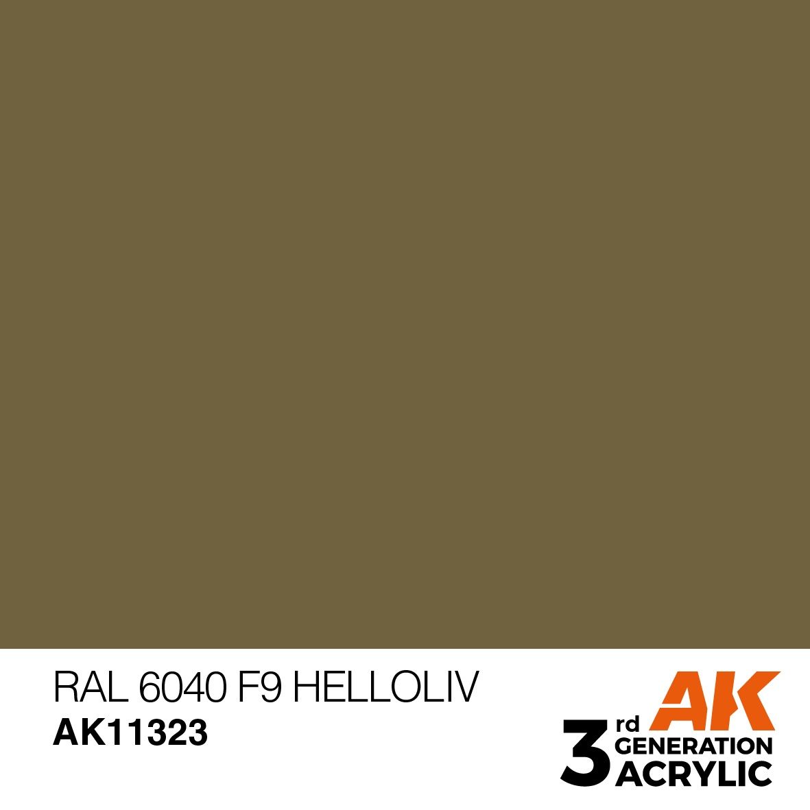 AK Interactive 3G RAL 6040 F9 Helloliv 11323