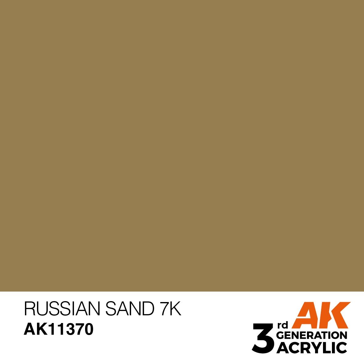 AK Interactive 3G Russian Sand 7K 11370