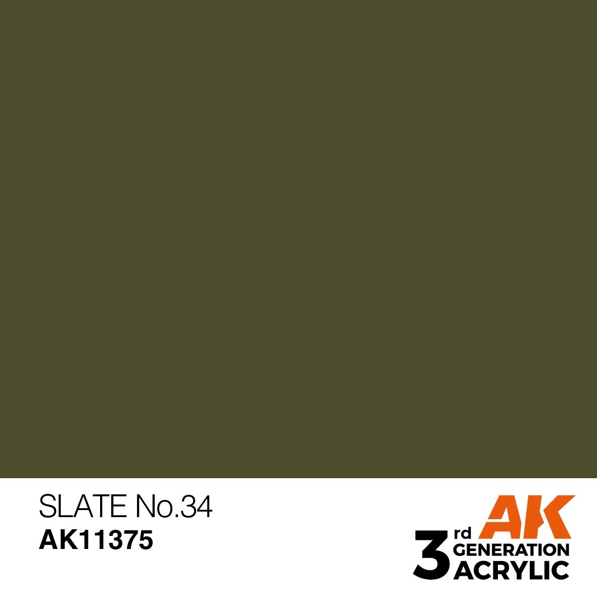 AK Interactive 3G Slate No.34 11375