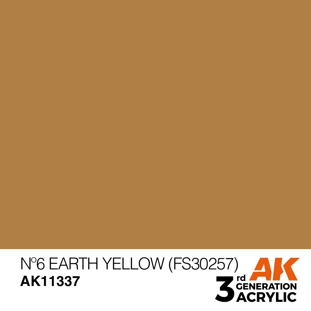 AK Interactive 3G Nº6 Earth Yellow (FS30257) 11337