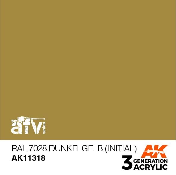 AK Interactive 3G RAL 7028 Dunkelgelb (Initial) 11318