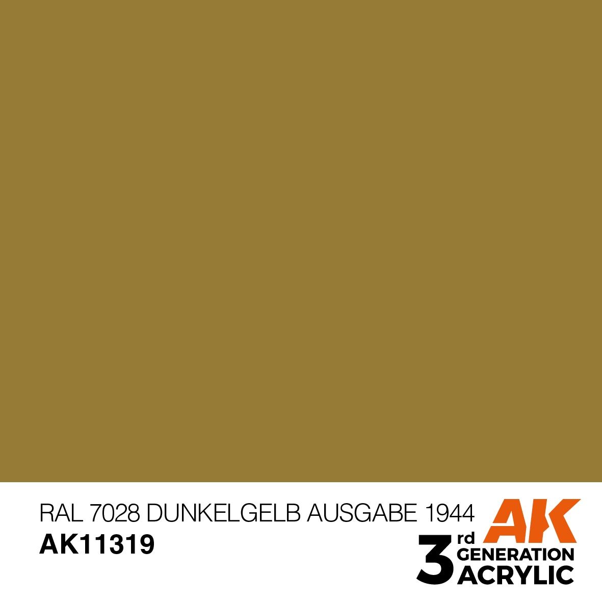 AK Interactive 3G RAL 7028 Dunkelgelb Ausgabe 1944 11319