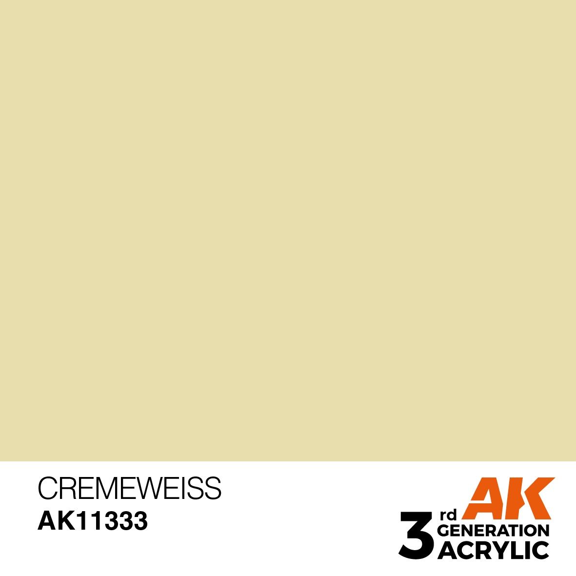 AK Interactive 3G Cremeweiss 11333