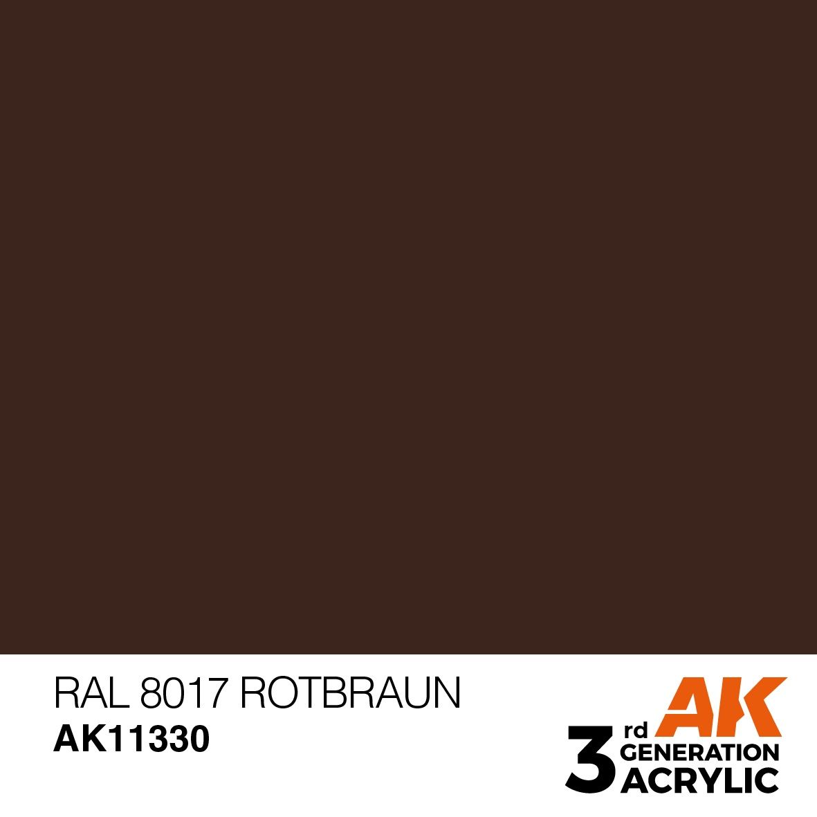 AK Interactive 3G RAL 8017 Rotbraun 11330