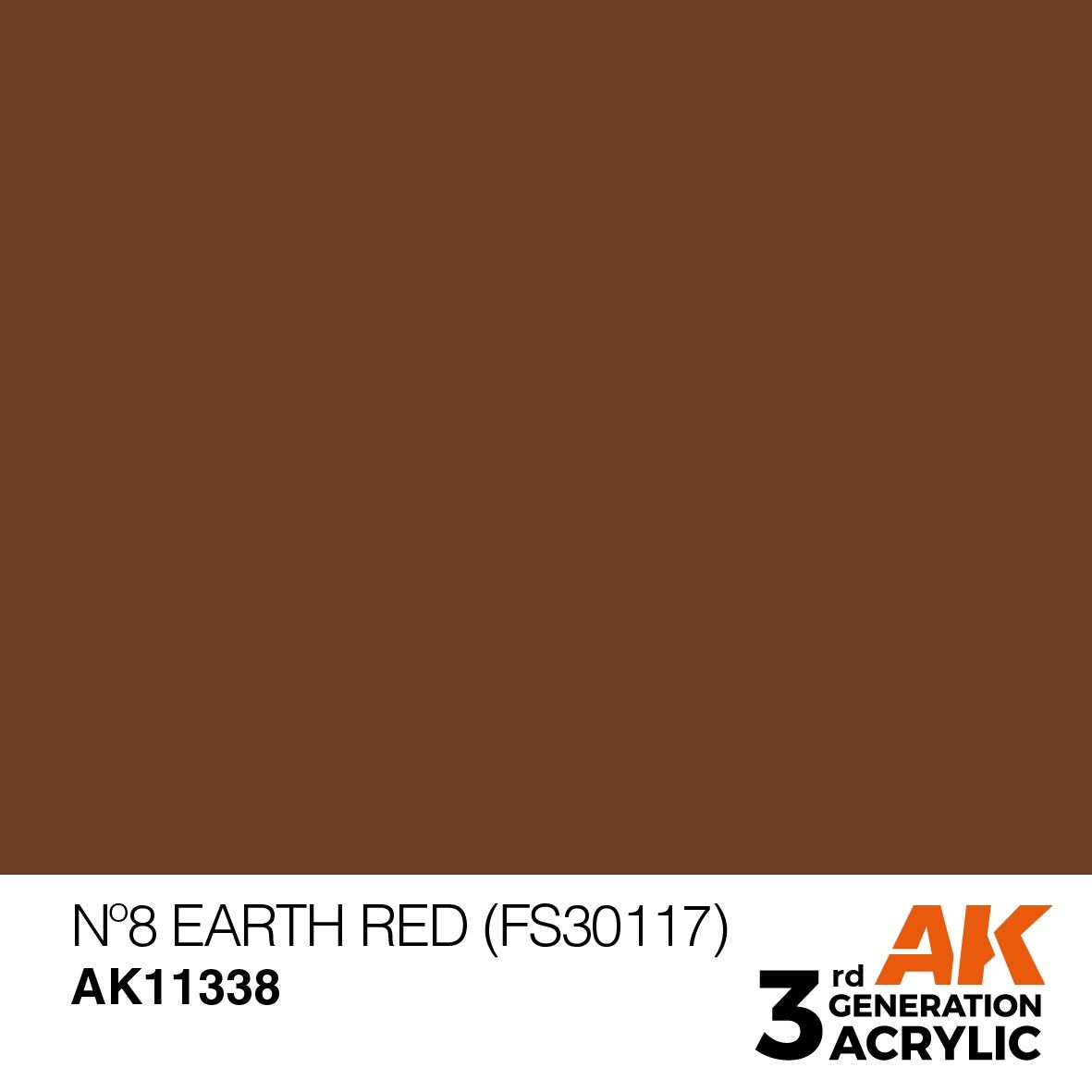 AK Interactive 3G Nº8 Earth Red (FS30117) 11338