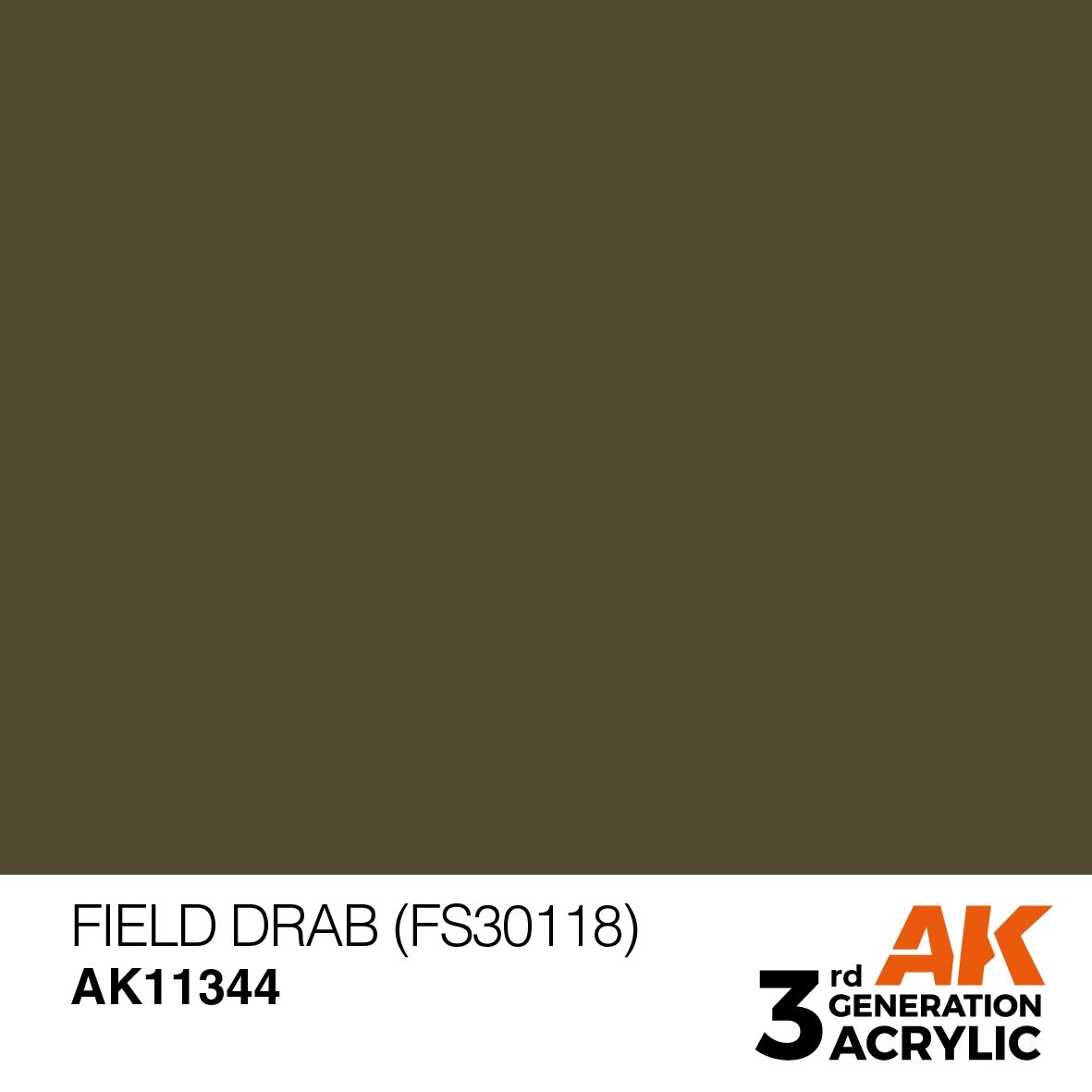 AK Interactive 3G Field Drab (FS30118) 11344