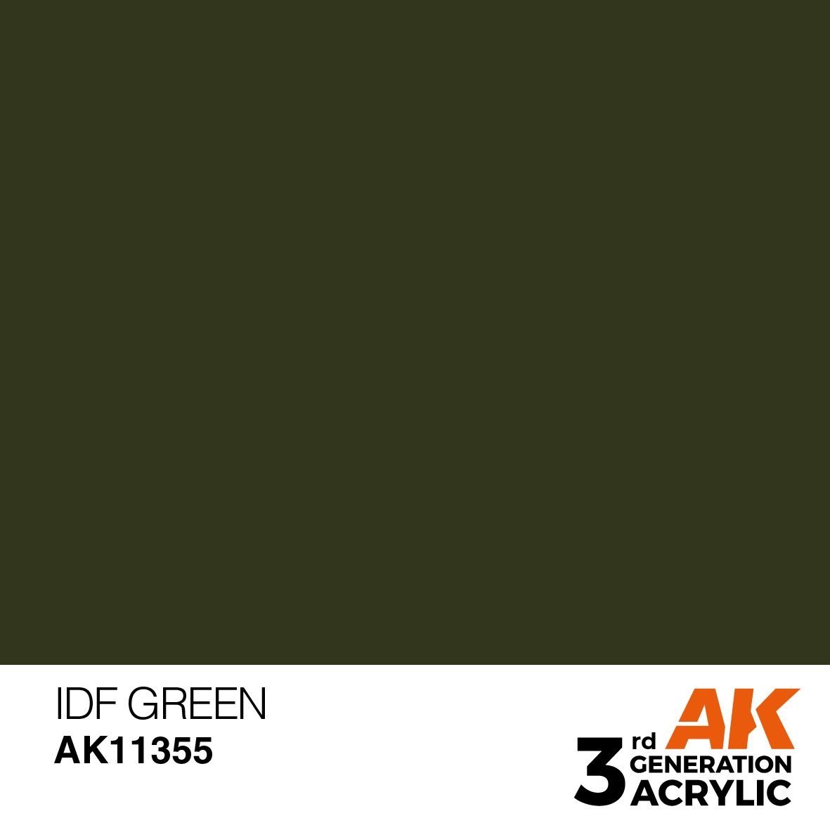 AK Interactive 3G IDF Green 11355