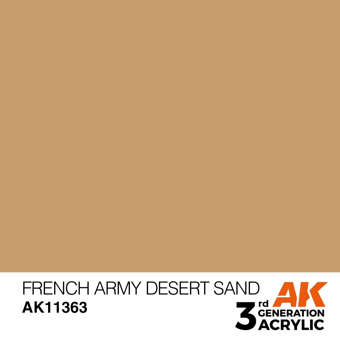 AK Interactive 3G French Army Desert Sand 11363