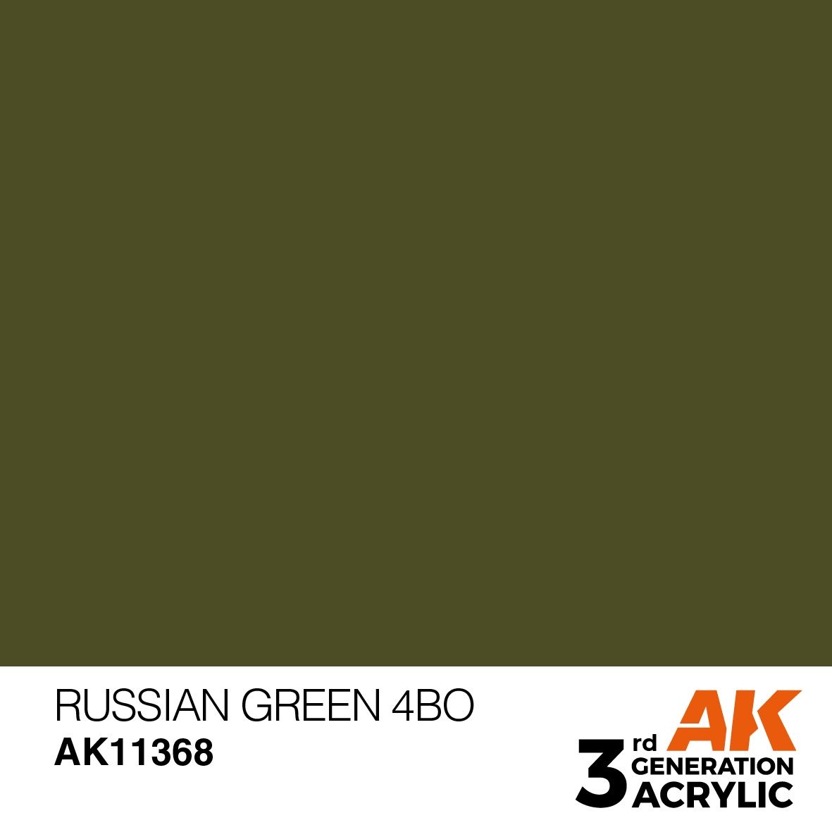 AK Interactive 3G Russian Green 4BO 11368