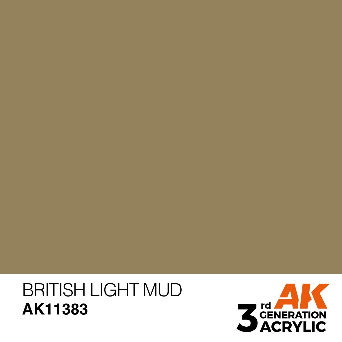 AK Interactive 3G British Light Mud 11383