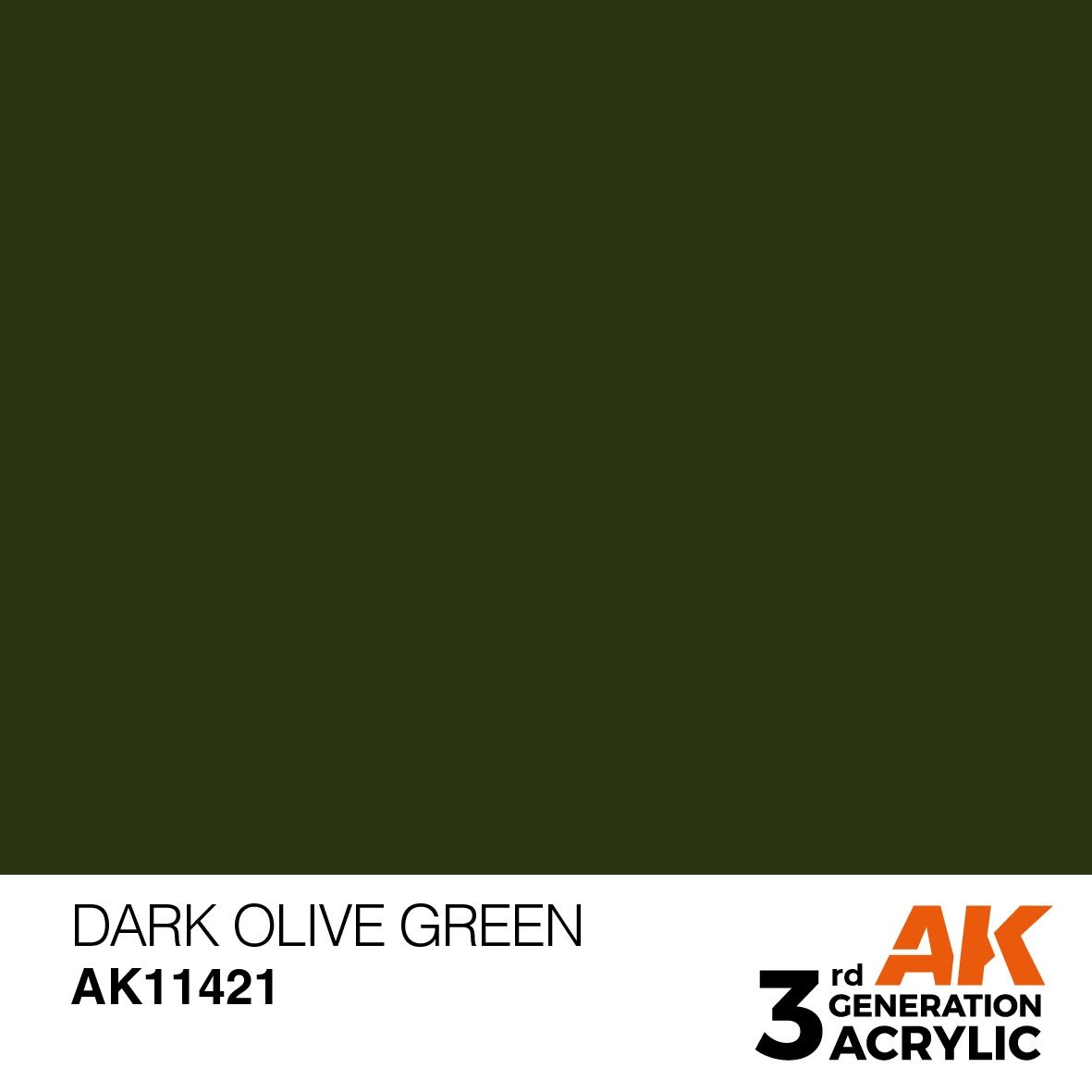 AK Interactive 3G Dark Olive Green 11421