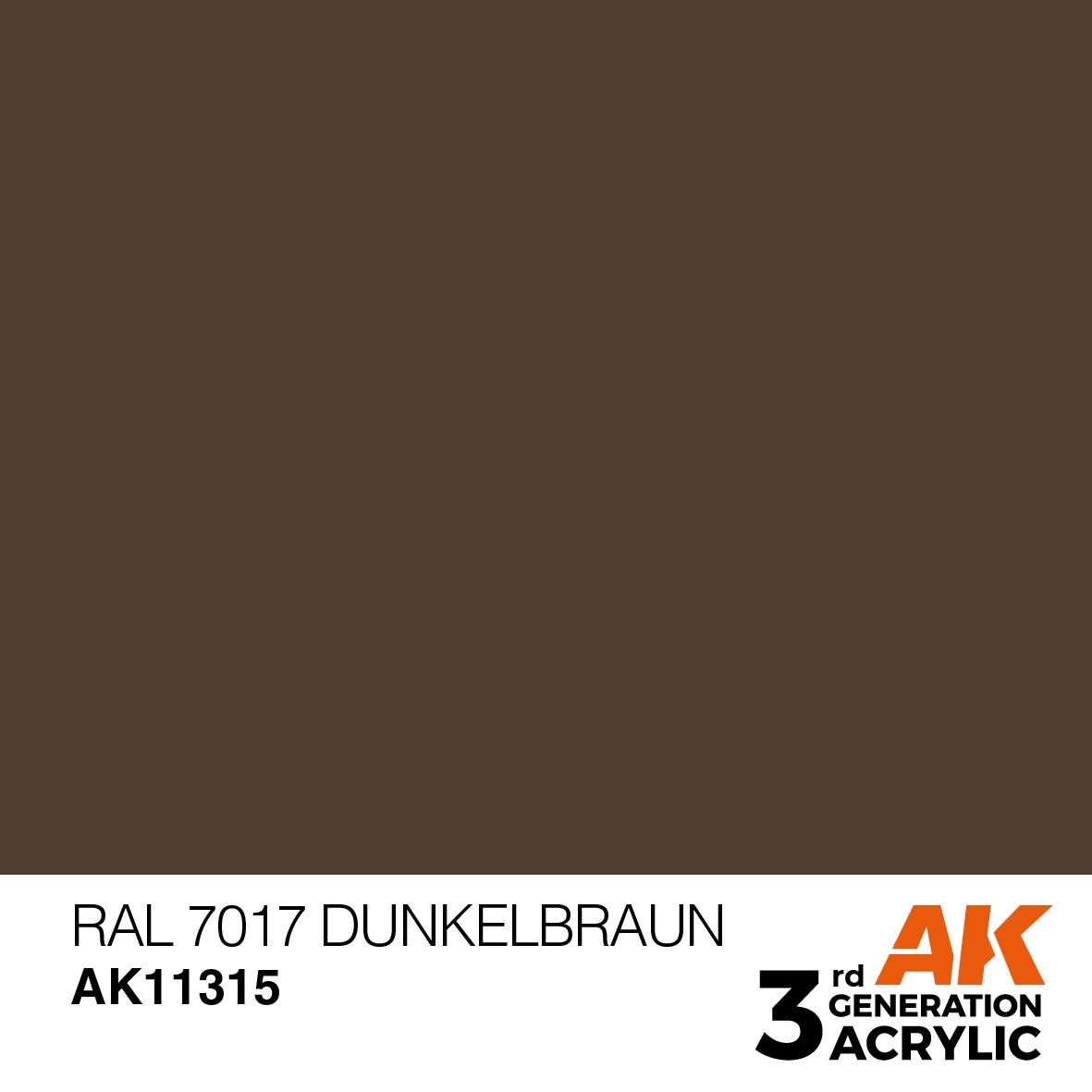 AK Interactive 3G RAL 7017 Dunkelbraun 11315