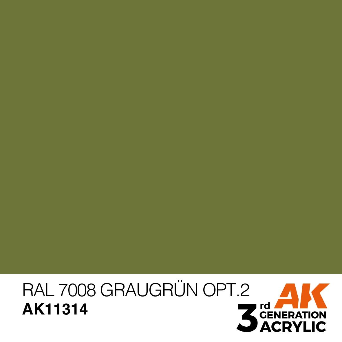 AK Interactive 3G RAL 7008 Graugrün Opt.2 11314