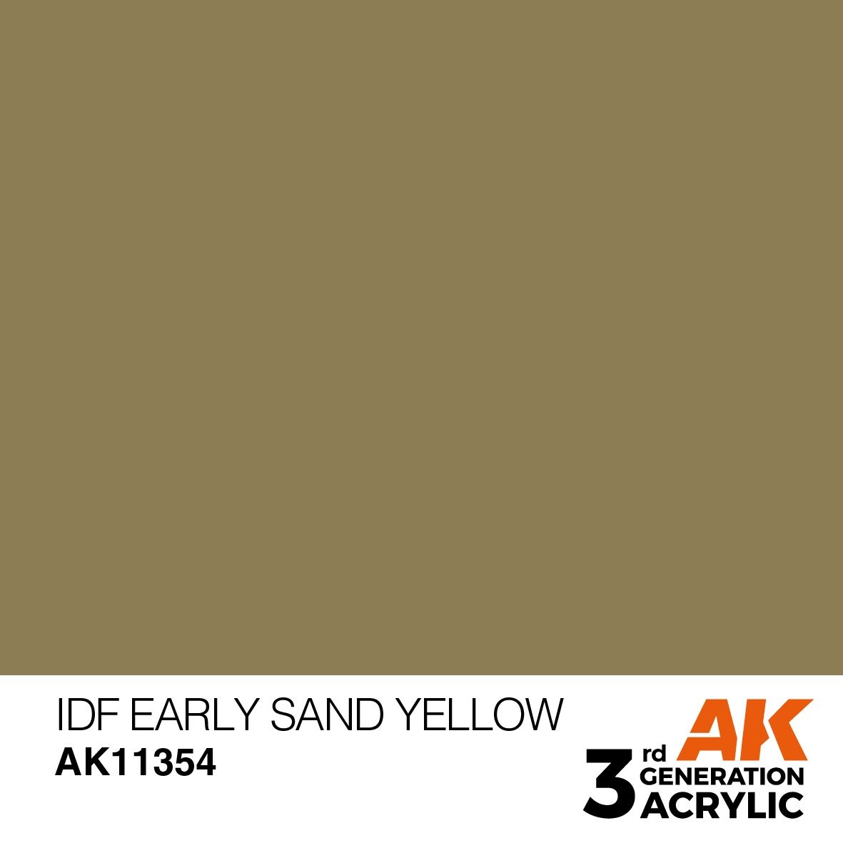 AK Interactive 3G IDF Early Sand Yellow 11354