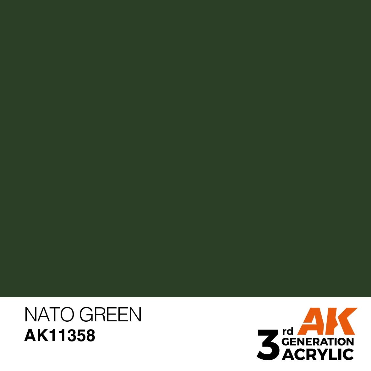 AK Interactive 3G NATO Green 11358